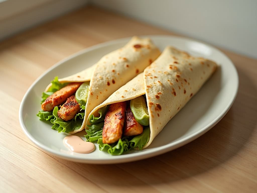 Grilled chicken wrap