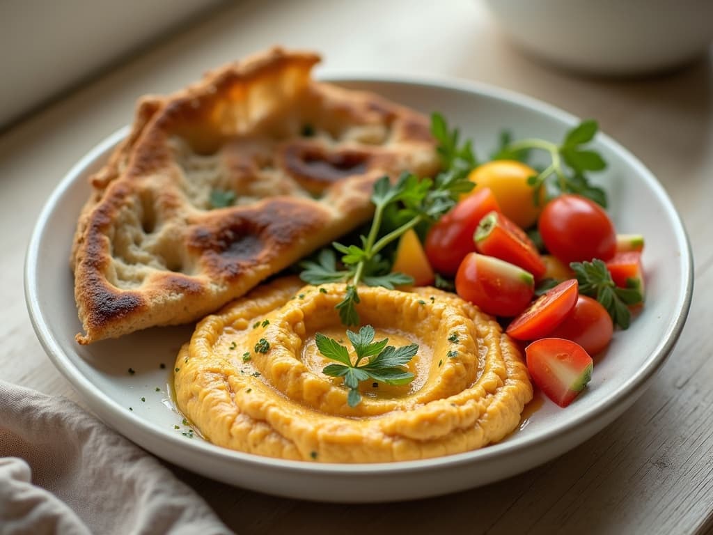 Hummus and veggie box