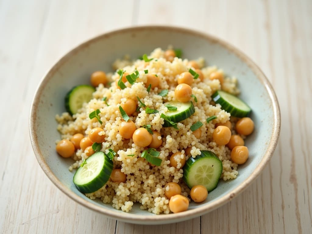 Chickpea quinoa salad
