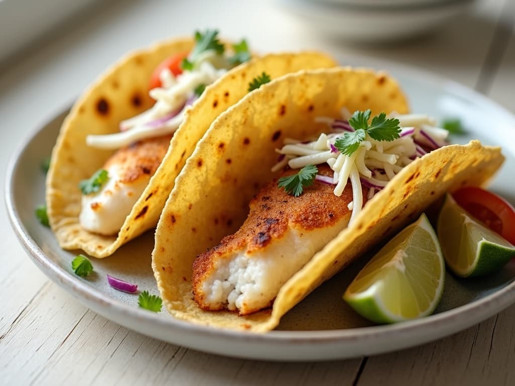 Baked fish tacos