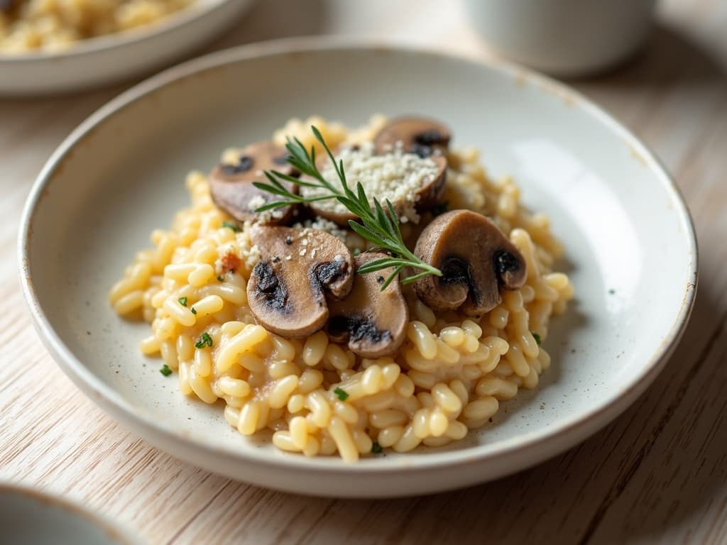 Mushroom risotto